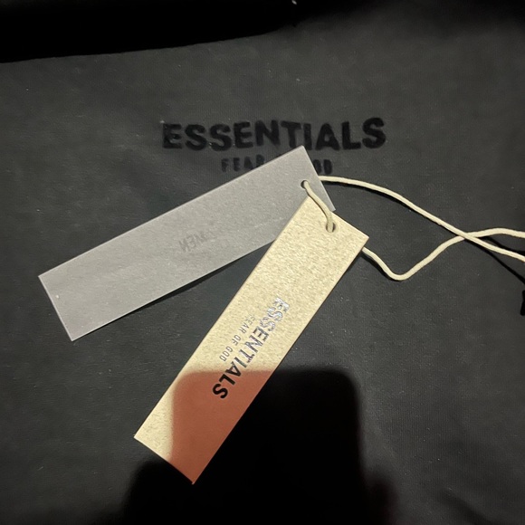 Fear of God Essentials Black Hoodie - Picture 2 of 6